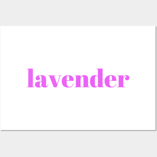 Lavender Posters and Art